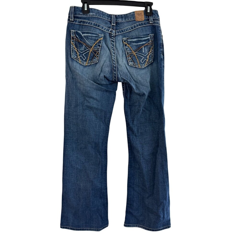 BKE Denim Kate Women’s Bootcut Jeans Size 28x31.5 Medium Wash Stretch Cotton Ble